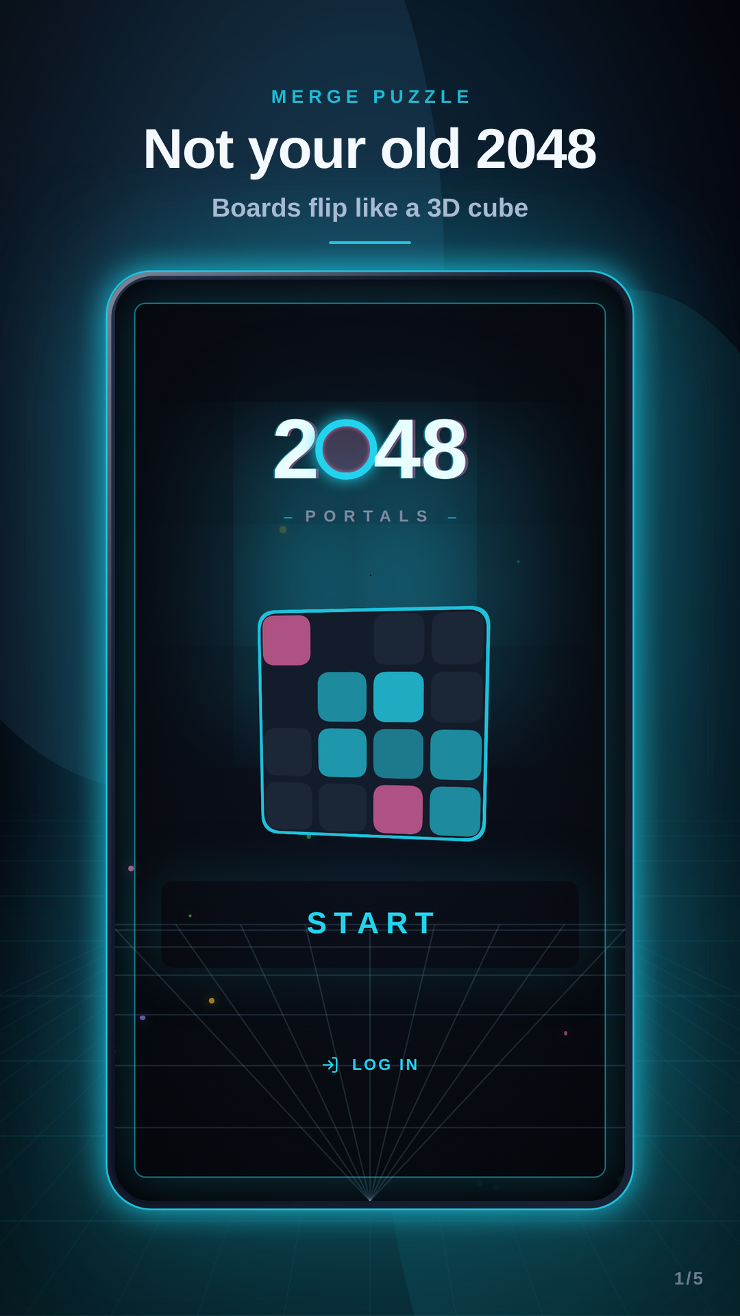 2048 Portals gameplay